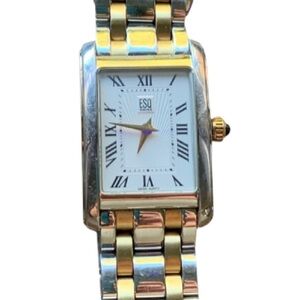 ESQ Swiss vintage Women’s watch two tone gold and silver